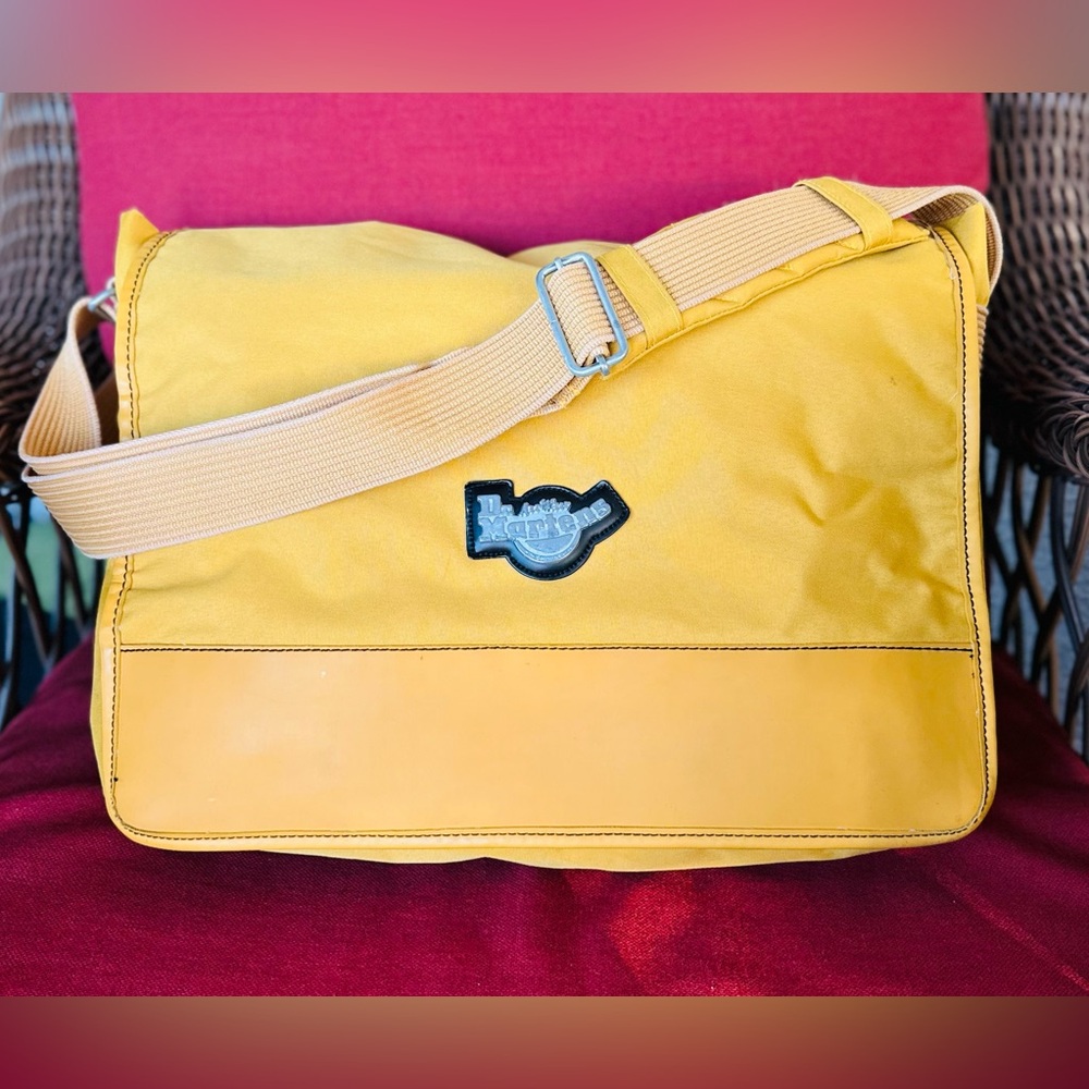Dr Martens Yellow large tote bag